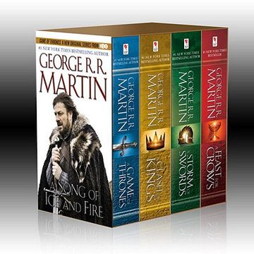 portada Game of Thrones Box Set: A Game of Thrones - A Clash of Kings - A Storm of Swords - A Feast of Crows 