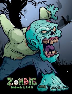 portada Zombie Malbuch 1, 2 & 3 (en Alemán)