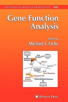 portada gene function analysis