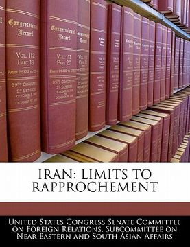 portada iran: limits to rapprochement (en Inglés)