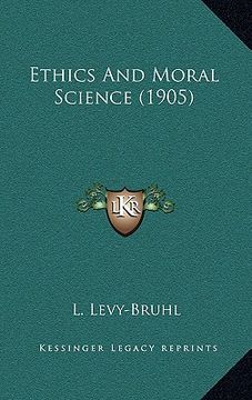 portada ethics and moral science (1905) (in English)