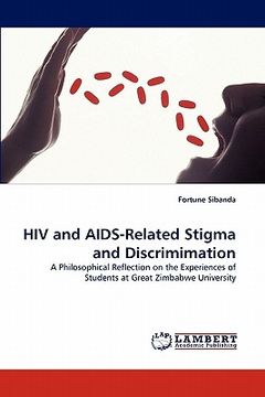 portada hiv and aids-related stigma and discrimimation (en Inglés)