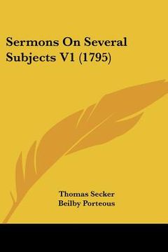 portada sermons on several subjects v1 (1795) (en Inglés)