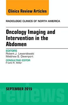 portada Oncology Imaging and Intervention in the Abdomen, an Issue of Radiologic Clinics of North America, 1e: Volume 53-5 (The Clinics: Radiology)