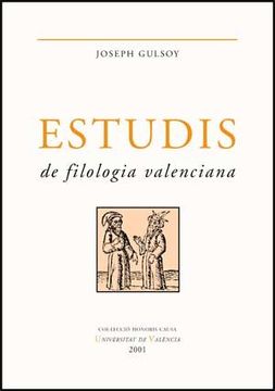 portada Estudis de filologia valenciana (Honoris Causa)