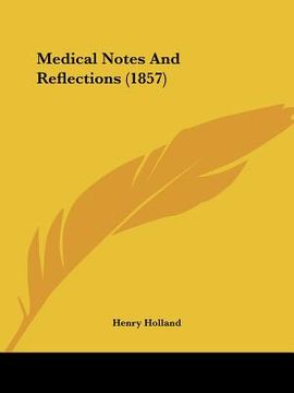portada medical notes and reflections (1857) (en Inglés)