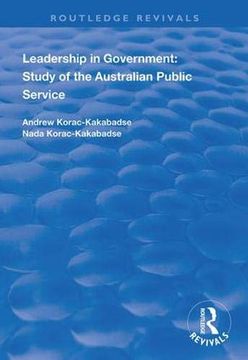 portada Leadership in Government: Study of the Australian Public Service (en Inglés)