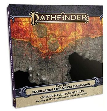 portada Pathfinder Flip-Tiles: Darklands Fire Caves Expansion (en Inglés)