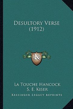 portada desultory verse (1912) (in English)