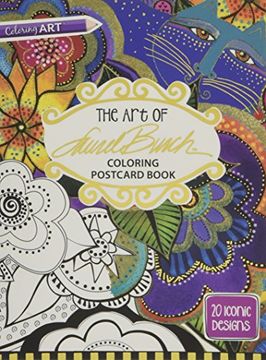 portada The art of Laurel Burch(Tm) Coloring Postcard Book: 20 Iconic Designs (Colouring Postcard Books) (in English)