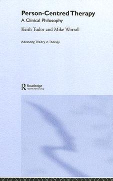 portada person-centred therapy: a clinical philosophy (en Inglés)