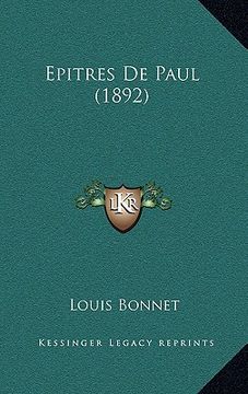 portada Epitres De Paul (1892) (in French)