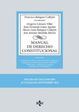 portada Manual de Derecho Constitucional Vol. I
