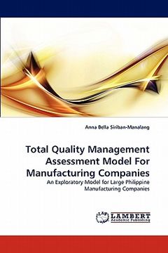 portada total quality management assessment model for manufacturing companies (en Inglés)