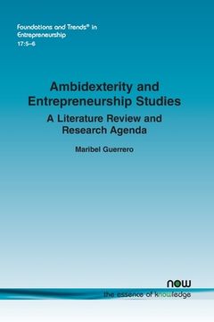 portada Ambidexterity and Entrepreneurship Studies: A Literature Review and Research Agenda (en Inglés)