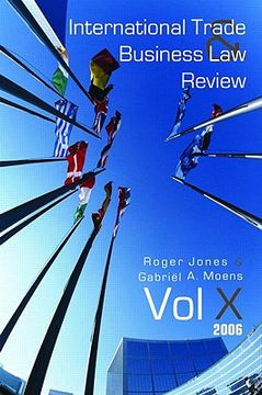 portada international trade and business law review, volume x (en Inglés)