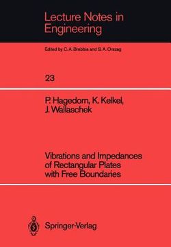 portada vibrations and impedances of rectangular plates with free boundaries (en Inglés)