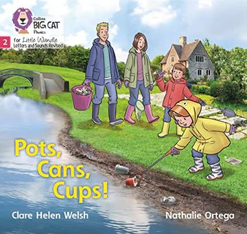 portada Big Cat Phonics for Little Wandle Letters and Sounds Revised - Pots, Cans, Cups!: Phase 2 (in English)