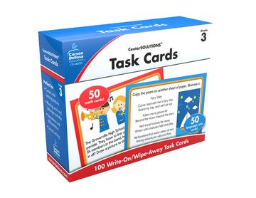Carson-Dellosa Task Cards Learning Cards Grade 3 (en Inglés)
