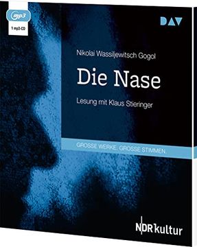 portada Die Nase: Lesung mit Klaus Stieringer (1 Mp3-Cd) (en Alemán)
