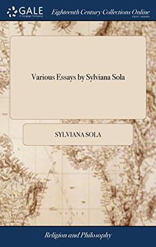 portada Various Essays by Sylviana Sola (en Inglés)