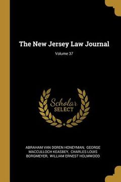 portada The New Jersey Law Journal; Volume 37 (en Inglés)