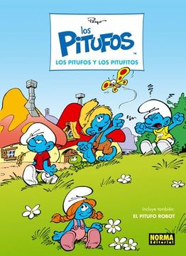portada Los Pitufos 14, los Pitufos y los Pitufitos