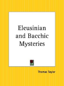 portada eleusinian and bacchic mysteries (in English)
