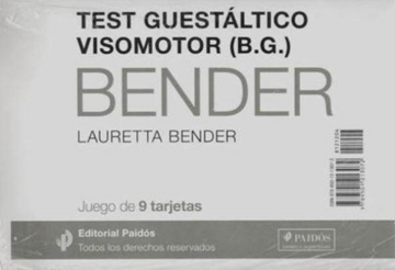 portada Test Guestaltico Visomotor (Juego Tarjeta) (in Spanish)