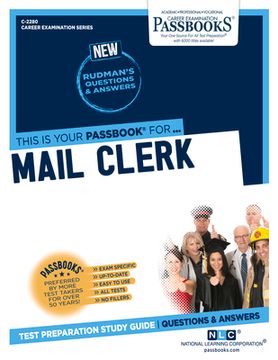 portada Mail Clerk (C-2280): Passbooks Study Guide Volume 2280 (en Inglés)
