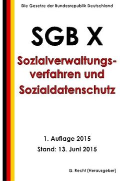 portada SGB X - Sozialverwaltungsverfahren und Sozialdatenschutz, 1. Auflage 2015