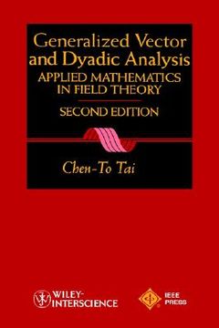 portada general vector and dyadic analysis: applied mathematics in field theory