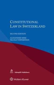 portada Constitutional Law in Switzerland (en Inglés)