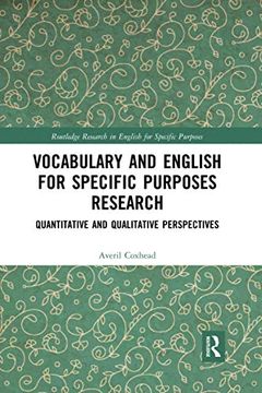 portada Vocabulary and English for Specific Purposes Research (Routledge Research in English for Specific Purposes) (en Inglés)