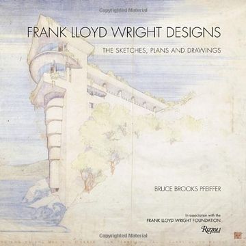 portada Frank Lloyd Wright Designs: The Sketches, Plans, and Drawings (en Inglés)