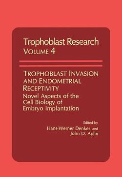portada Trophoblast Invasion and Endometrial Receptivity: Novel Aspects of the Cell Biology of Embryo Implantation (en Inglés)