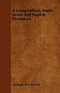 portada a compendious anglo-saxon and english dictionary (en Inglés)