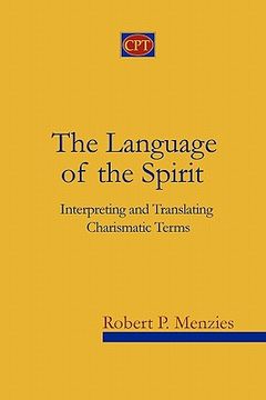 portada the language of the spirit (en Inglés)