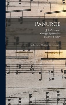 portada Panurge: Haulte Farce Musicale En Trois Actes (en Francés)