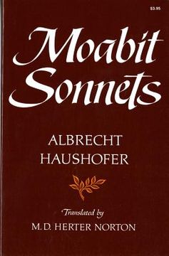 portada moabit sonnets (en Inglés)