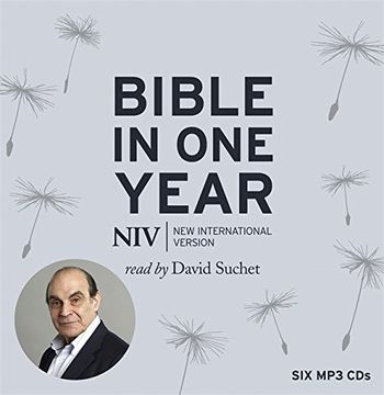 portada Niv Audio Bible in one Year Read by David Suchet: Mp3 cd (in English)