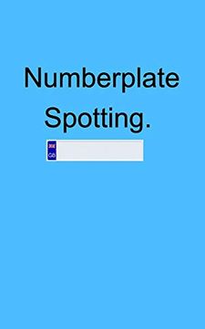 portada Number Plate Spotting: Numberplate Spotting (en Inglés)