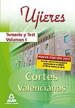 portada Ujieres De Las Cortes Valencianas. Temario Y Test. Volumen I