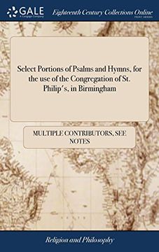 portada Select Portions of Psalms and Hymns, for the use of the Congregation of st. Philip's, in Birmingham (in English)