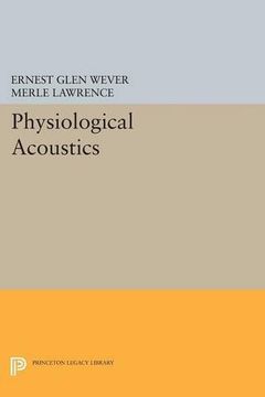 portada Physiological Acoustics (Princeton Legacy Library) (in English)