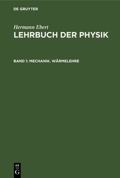 portada Mechanik. Wã Â¤Rmelehre (German Edition) [Hardcover ] (en Alemán)