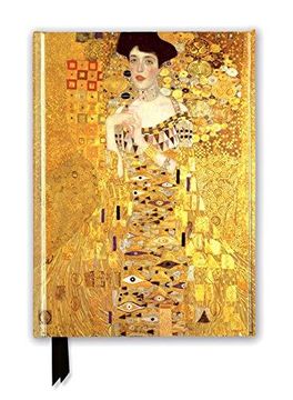 portada Gustav Klimt: Adele Bloch Bauer (Foiled Journal) (Flame Tree Nots) (en Inglés)