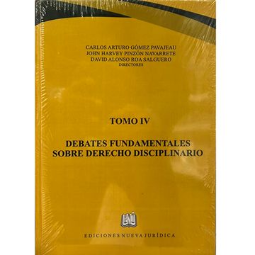 portada DEBATES FUNDAMENTALES SOBRE DERECHO DISCIPLINARIO TOMO IV