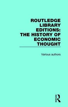 portada Routledge Library Editions: The History of Economic Thought (en Inglés)