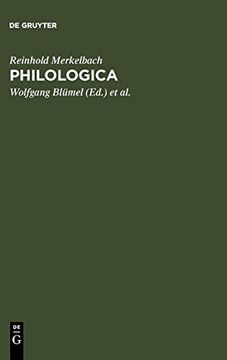 portada Philologica (Bibliotheca Teubneriana) (en Inglés)